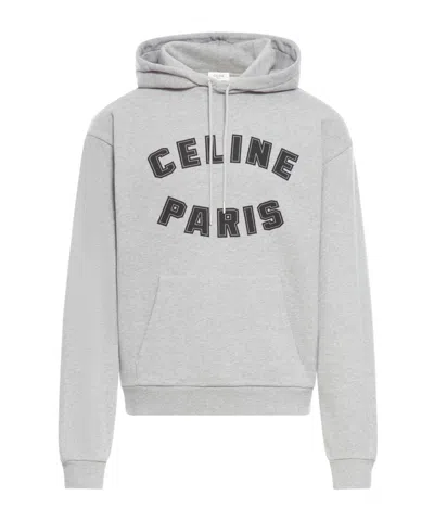 Celine Logo Sweater In White