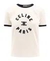 Celine Logo T-shirt In White