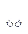 Celine Logo Transparent Frame Flat Light Frame In Blue