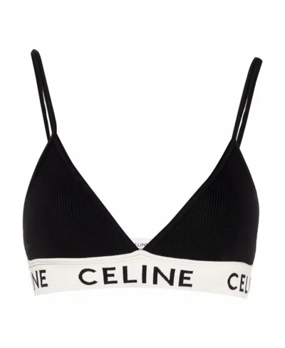 Celine Logo Underwear In Black