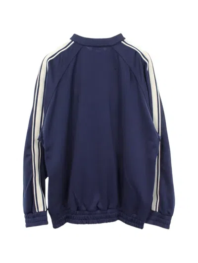 Pre-owned Celine Logo-embroidered Jacket In Blue