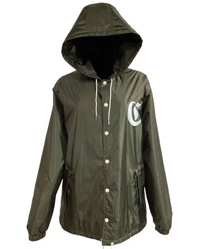 Pre-owned Celine Logo-print Hooded Jacket (authentic Pre-loved)