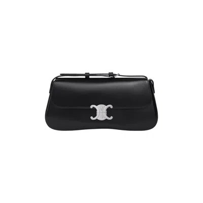 Celine Lola Medium Handbag In Shiny Calfskin In 38si