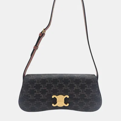 Pre-owned Celine Lola Medium Bag In Black