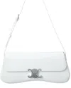 Celine Medium Lola Bag In Shiny Calfskin In White