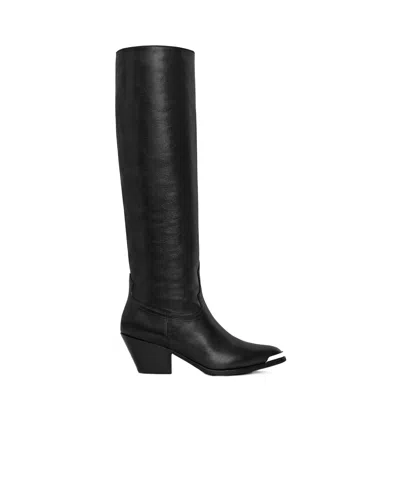 Celine High Western 060 Boots Women In Black