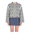 Celine Long Sleeve Casual Jacket In Blue
