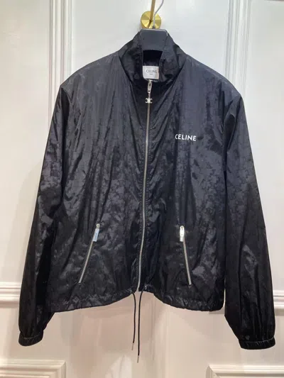 Celine Long Sleeve Casual Jacket In Black