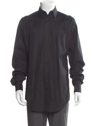 Pre-owned Celine Long Sleeve Shirt In Black