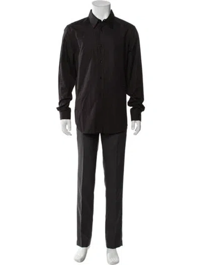 Pre-owned Celine Long Sleeve Shirt In Black