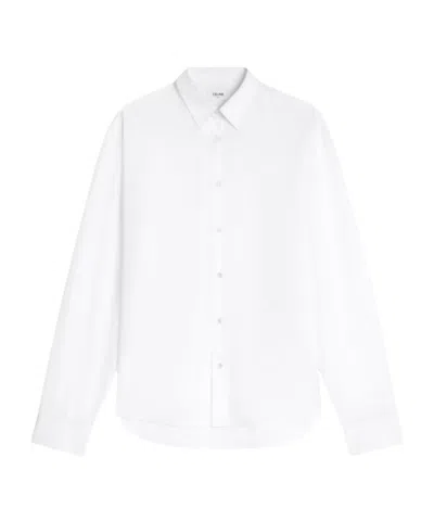 Celine Long Sleeve Shirt In White
