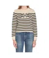 Celine Women Triomphe Cashmere And Wool Sweater