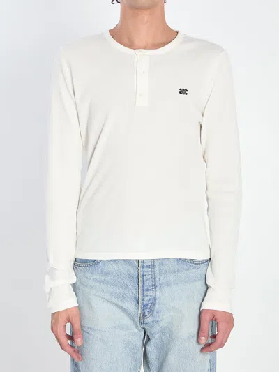 Celine Long-sleeve T-shirt In White