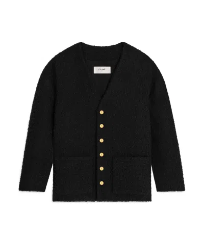 Celine Long-sleeved Casual Jacket In Black