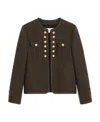 Celine Long-sleeved Casual Jacket In Brown