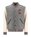 Celine Long-sleeved Casual Jacket In Gray