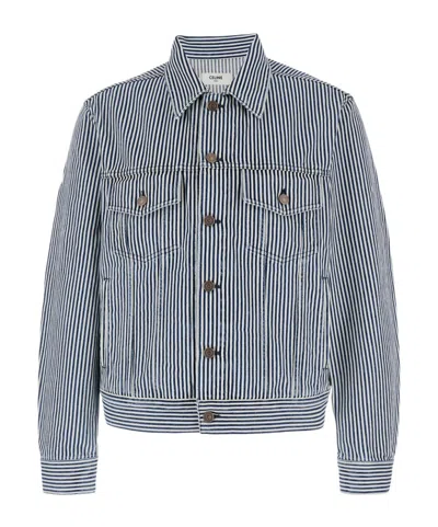 Celine Long-sleeved Casual Jacket In Multicolor