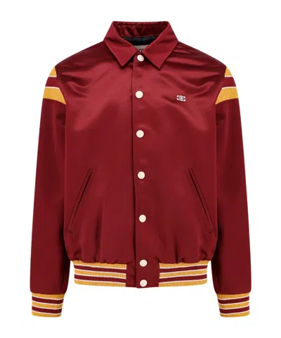 Celine Long-sleeved Casual Jacket In Red