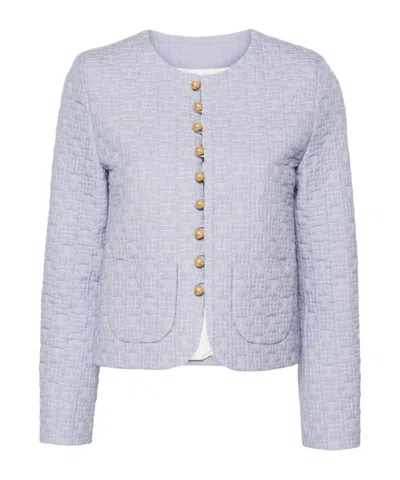 Celine Long-sleeved Casual Jacket In White