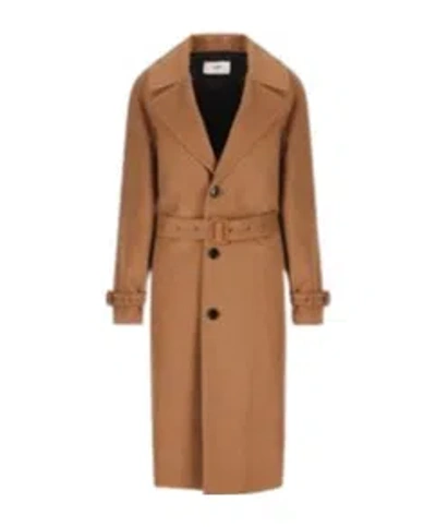 CELINE COAT IN CAMEL CLOTH