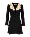 Celine Long Sleeved Dress In Black