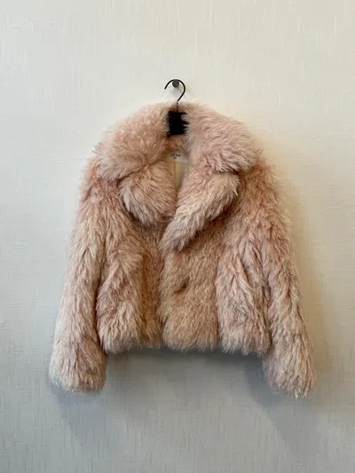 Celine Long-sleeved Fur In Brown