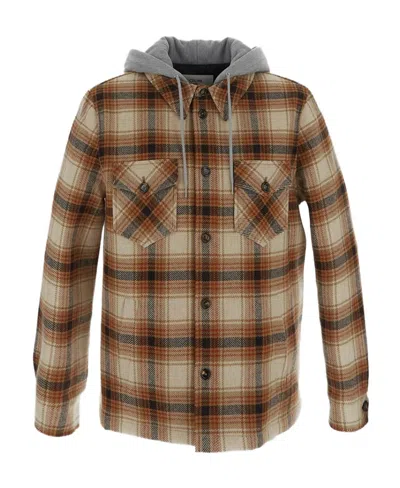Celine Long-sleeved Hooded Casual Jacket In Brown