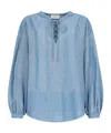 Celine Long-sleeved Shirt In Blue