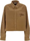 Celine Long-sleeved Shirt In Brown