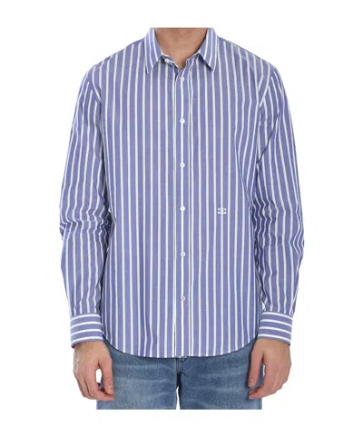 Celine Long-sleeved Shirt In Purple