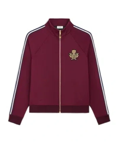 Celine Long-sleeved Sports Jacket In Red