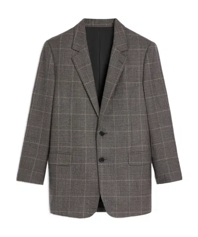 Celine Long-sleeved Suit Coat In Black