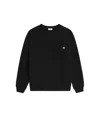 Celine Triomphe Woolen Round Neck Sweater In Black