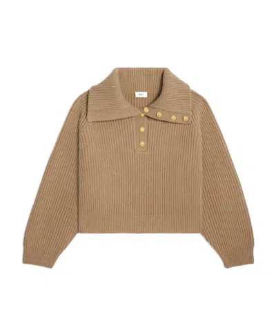 Celine Long-sleeved Sweater In Brown