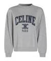 Celine Long-sleeved Sweater In Gray