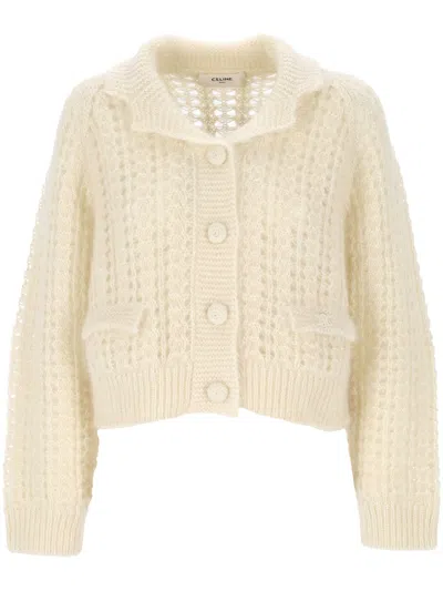 Celine Long-sleeved Sweater In Multi