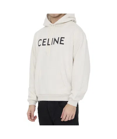 Celine Long-sleeved Sweater In White