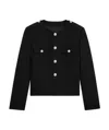Celine Long-sleeved Wool Casual Jacket In Black