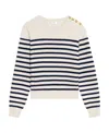 Celine Sweater With Hood In Alpaca Wool In White