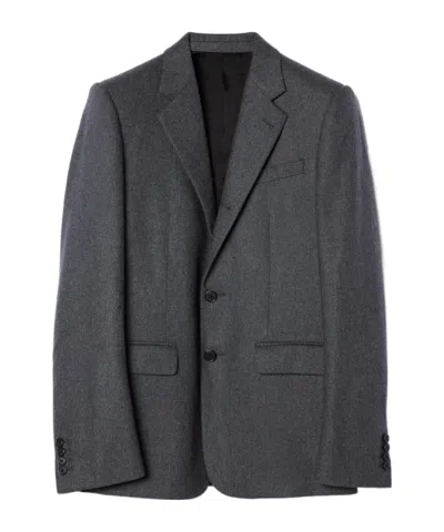 Celine Long-sleeve Blazer In Gray
