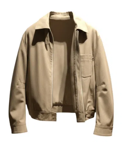 Celine Long-sleeved Casual Jacket In Brown