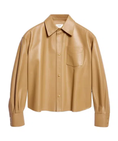 Celine Long-sleeved Shirt In Gold