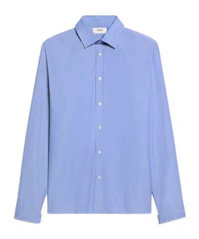 Celine Long-sleeved Shirt In Purple