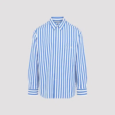 Celine Loose Cotton Shirt In Animal Print