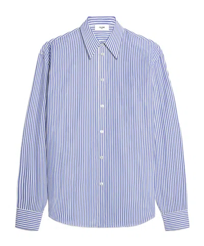 Celine Loose Shirt In Blue