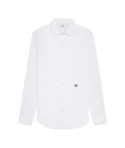 Celine Loose Shirt In White