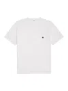 Celine T-shirt With Round Neck And Short Sleeves In White