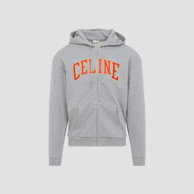 CELINE LOOSE ZIP UP HOODIE