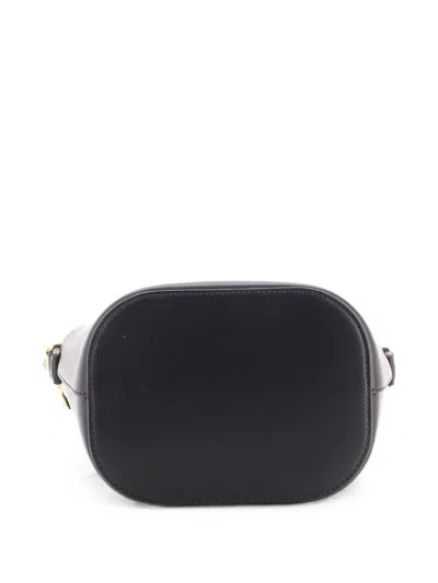 Pre-owned Celine Louise Bag Leather Small Bucket Bag In Black