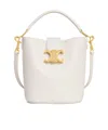 Celine Louise Mini Bucket Bag In Off White